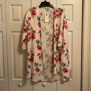 S floral Pink Milly cover up